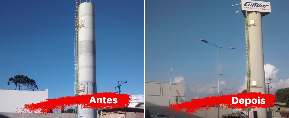 Textura Lisa em Cadeirinha - Caixa D'Água