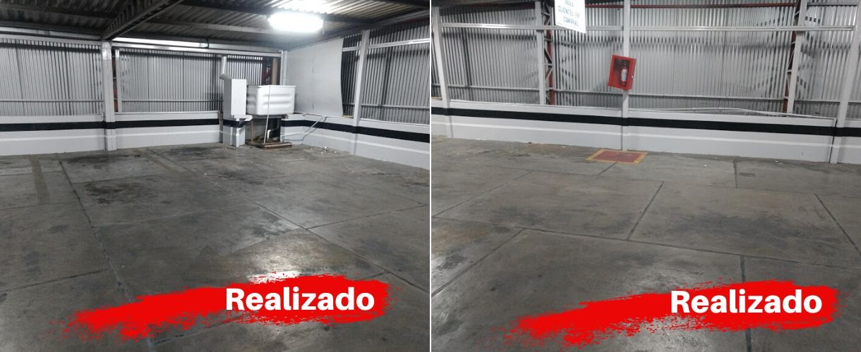 Demarcação Faixas Parede Estacionamento