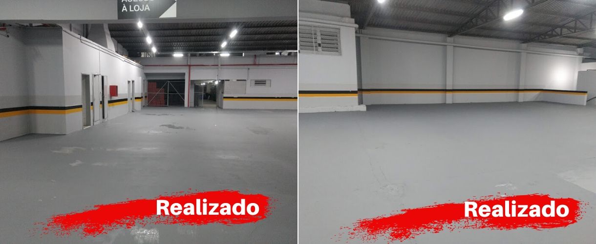 Demarcação Faixas Parede Estacionamento