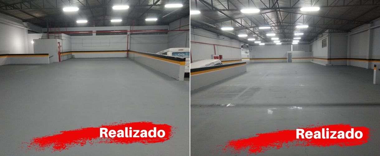 Demarcação Faixas Parede Estacionamento