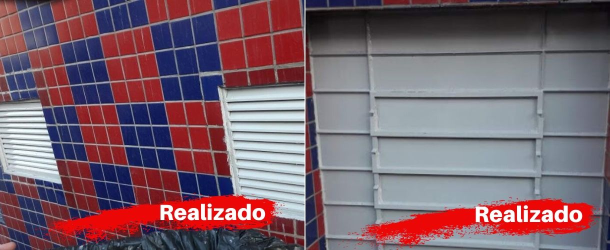Pintura Esmalte - Janelas Externas