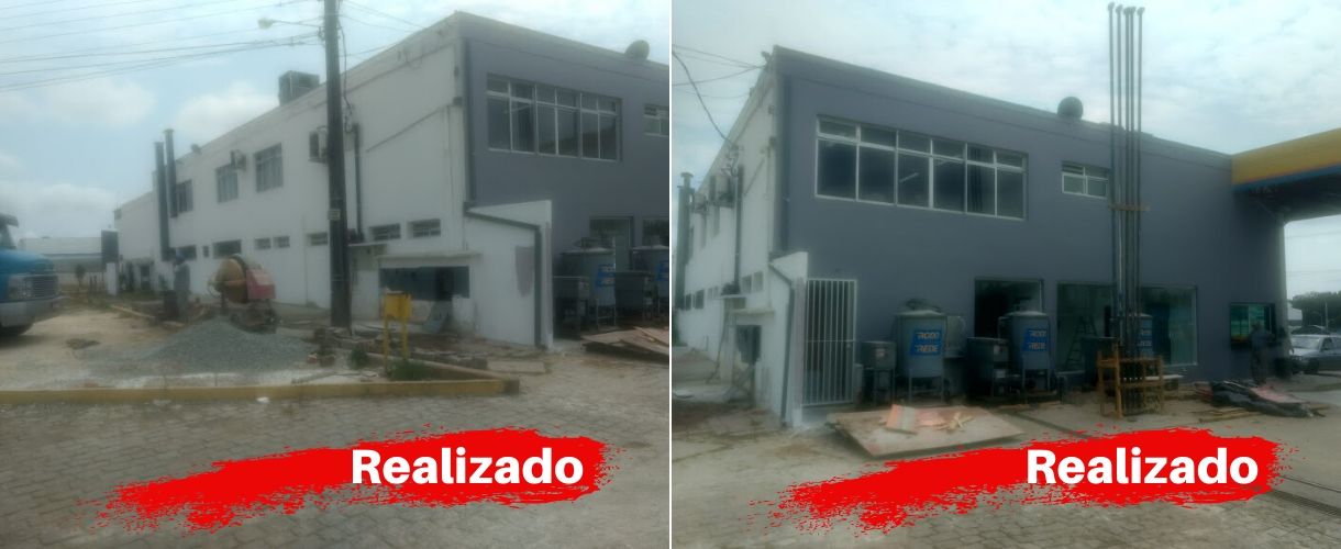 Pintura Acetinado C/Massa Acrílica Fachada