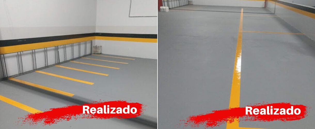 Sinalização Horizontal Piso Estacionamento