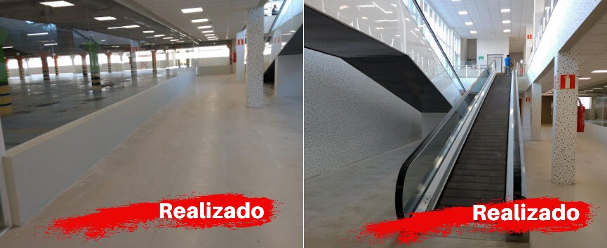 Textura Área Escada Rolante