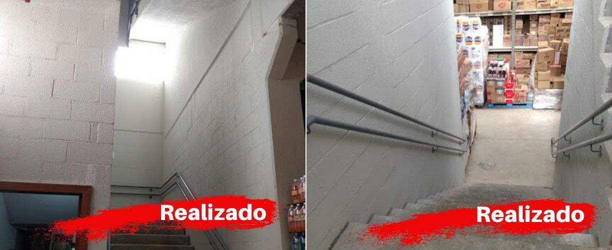 Textura Escadaria Depósito