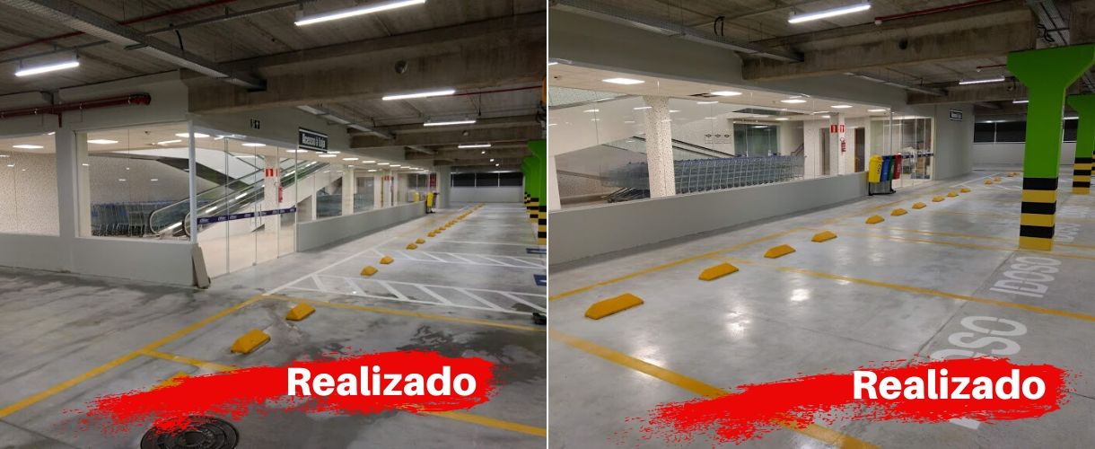 Textura Estacionamento Coberto