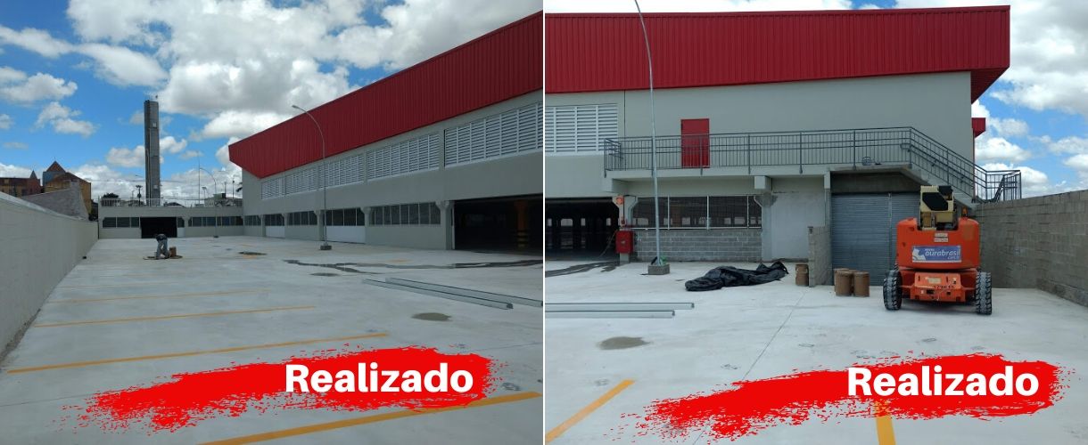 Textura Estacionamento Aberto