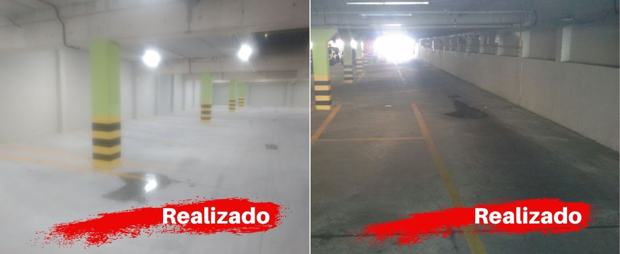 textura estacionamento