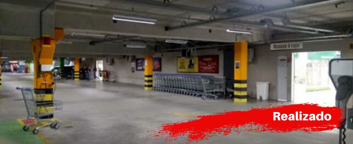 Pintura e Zebramento de Colunas