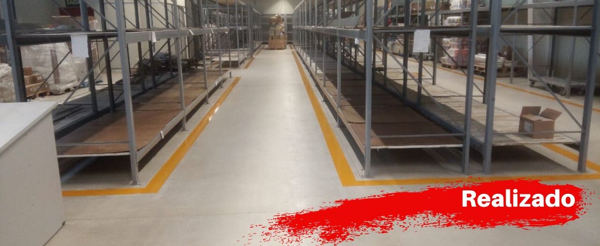 demarcação faixas depósito 2